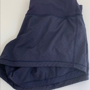 Navy Lululemon shorts